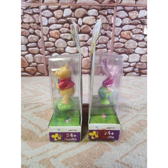 Vintage Pooh Collectible, 1999 Edition, Disney Pooh and  Piglet Figure, Fisher-P - Picture 6 of 7